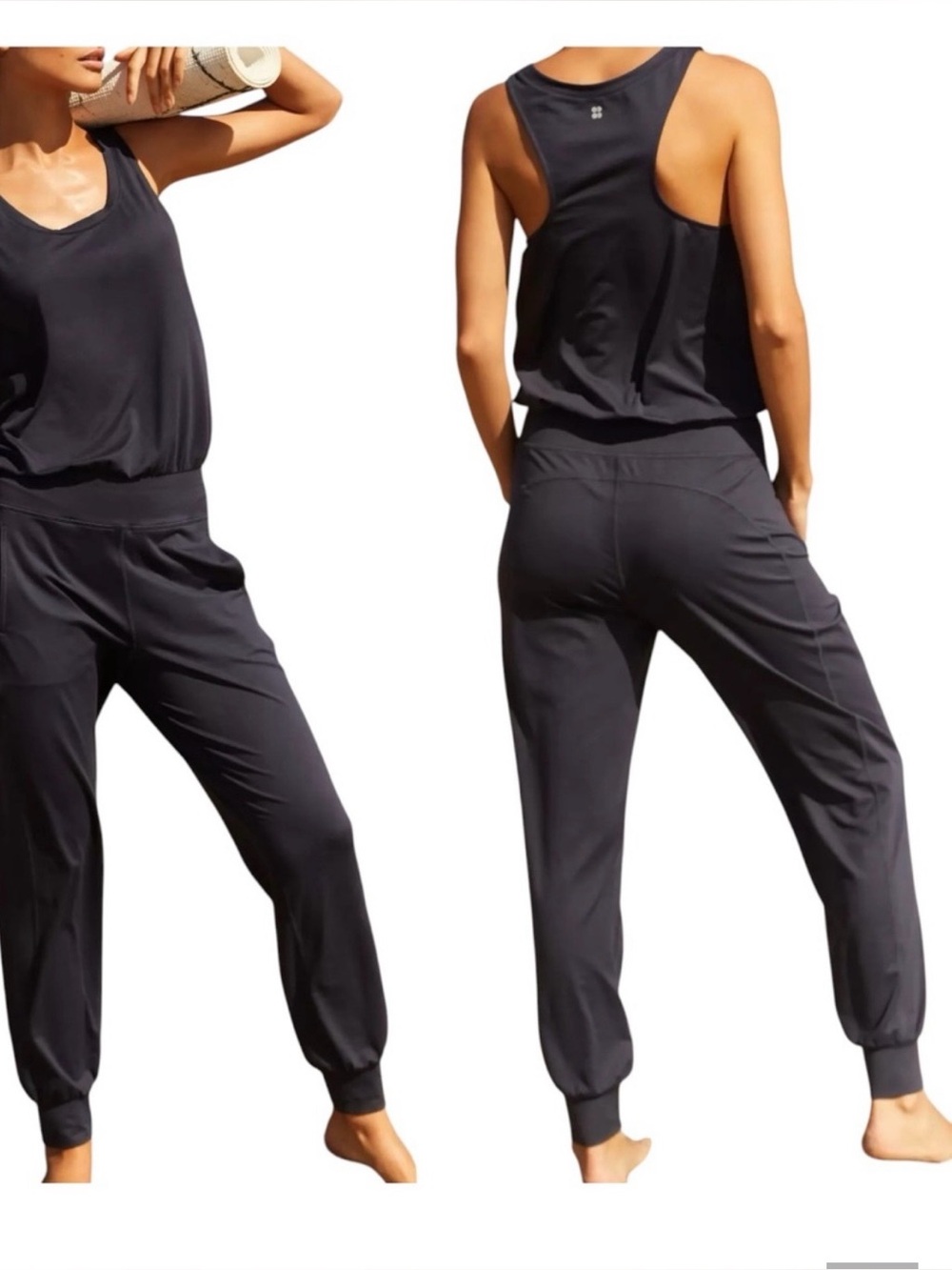 NWT Sweaty Betty London black jumpsuit Sz S